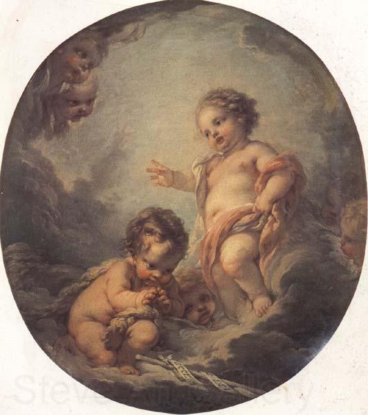 Francois Boucher The Baby Jesus and the Infant St.John